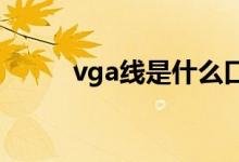 vga线是什么口（VGA线是什么）