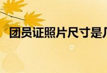 团员证照片尺寸是几寸（团员证照片尺寸）