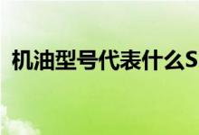 机油型号代表什么SN（机油型号代表什么）