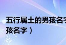 五行属土的男孩名字单字大全（五行属土的男孩名字）