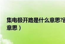 集电极开路是什么意思?画图说明（集电极开路输出是什么意思）