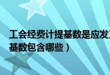 工会经费计提基数是应发工资还是实发工资（工会经费计提基数包含哪些）