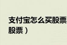 支付宝怎么买股票 新手入门（支付宝怎么买股票）