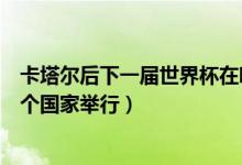 卡塔尔后下一届世界杯在哪个国家举行（下一届世界杯在哪个国家举行）
