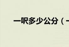 一呎多少公分（一呎等于多少平方米）