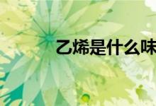 乙烯是什么味道（乙烯是什么）