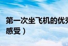 第一次坐飞机的优秀作文（第一次坐飞机作文感受）