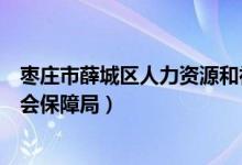枣庄市薛城区人力资源和社会保障局（薛城区人力资源和社会保障局）