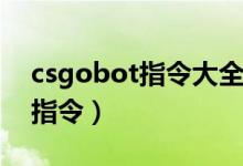 csgobot指令大全 bot参数介绍（csgobot指令）