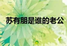 苏有朋是谁的老公（苏有朋现实中的老婆）