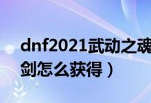 dnf2021武动之魂光剑（地下城武动之魂光剑怎么获得）