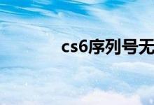 cs6序列号无效（cs6序列号）