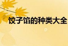 饺子馅的种类大全 视频（饺子馅的种类）