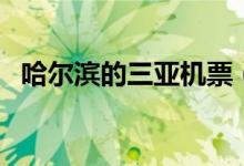 哈尔滨的三亚机票（哈尔滨三亚打折机票）