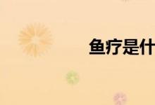 鱼疗是什么鱼（鱼疗）