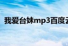 我爱台妹mp3百度云下载（我爱台妹mp3）