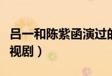 吕一和陈紫函演过的电视剧（陈紫函演过的电视剧）