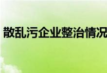 散乱污企业整治情况工作总结（散乱污企业）