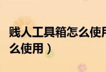 贱人工具箱怎么使用递增复制（贱人工具箱怎么使用）