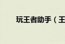 玩王者助手（王者荣耀助手电脑版）
