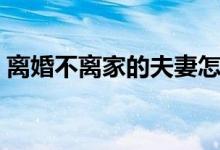 离婚不离家的夫妻怎么相处（夫妻怎么相处）