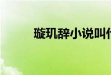 璇玑辞小说叫什么（璇玑辞小说）