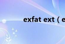 exfat ext（exfat格式优缺点）