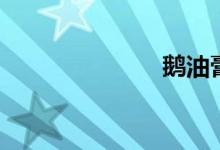 鹅油膏（鹅油）