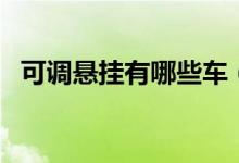 可调悬挂有哪些车(可调悬挂是什么意思)