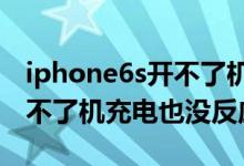 iphone6s开不了机充不了电(苹果6s手机开不了机充电也没反应)