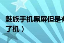 魅族手机黑屏但是有反应（魅族手机黑屏开不了机）