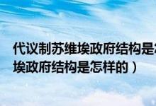 代议制苏维埃政府结构是怎样的在原文的哪里(代议制苏维埃政府结构是怎样的)