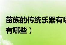 苗族的传统乐器有哪些种类（苗族的传统乐器有哪些）