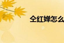 仝红婵怎么读（婵怎么读）