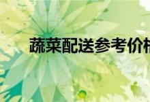 蔬菜配送参考价格（蔬菜配送价格表）