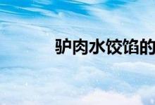 驴肉水饺馅的做法（驴肉水饺）