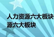 人力资源六大板块是什么 我们来聊聊人力资源六大板块