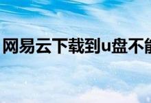 网易云下载到u盘不能听(网易云下载到u盘)