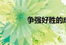 争强好胜的成语（胜的成语）