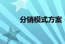 分销模式方案（分销模式是什么）