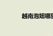 越南泡妞哪里去（越南泡妞）