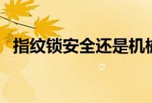 指纹锁安全还是机械锁安全（指纹锁安全）